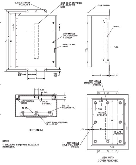 thickness of a junction box lid|washington state junction box specifications.